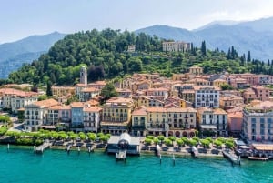 Desde Milán: lago de Como, Bellagio y Lugano con paseo en barco