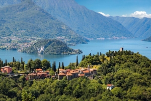 Från Milano: Dagsutflykt Comosjön & Bellagio med privat chaufför