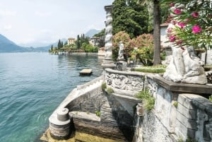 Från Milano: Villor vid Comosjön med färjor