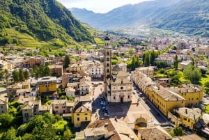 Från Milano: St Moritz & Alperna Dagstur med Bernina Röda Tåg