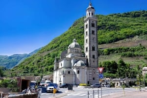 Från Milano: St Moritz & Alperna Dagstur med Bernina Röda Tåg