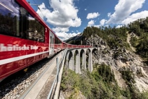 From Milan: St. Moritz and Panoramic Bernina Express Tour