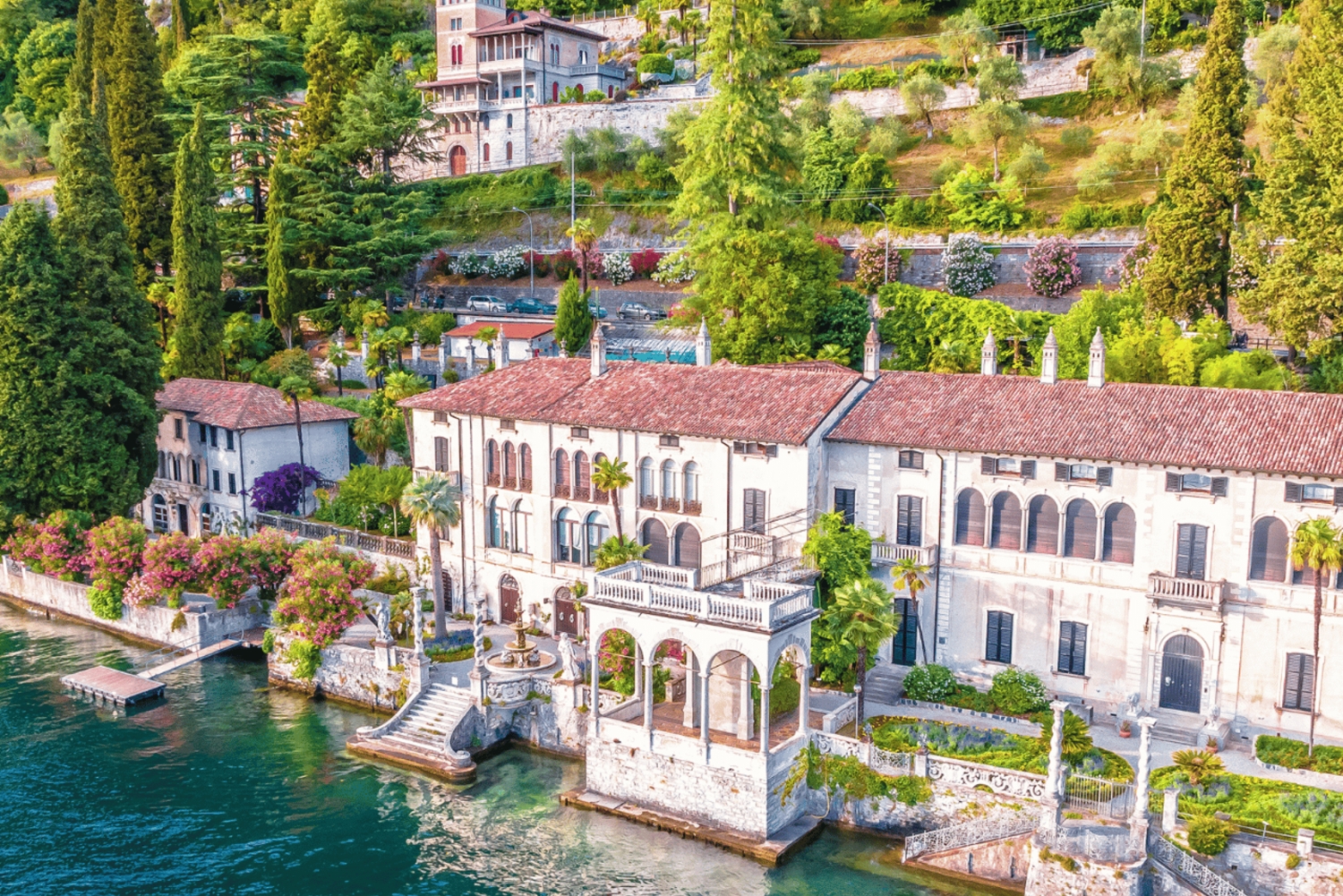 Från Milano: Villa del Balbianello och Varenna med tåg
