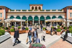From Lake Como: Serravalle VIP shopping and wine tasting