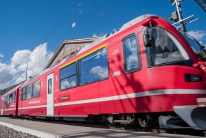 From Milan: Round-Trip Bernina Train Ticket to Saint Moritz