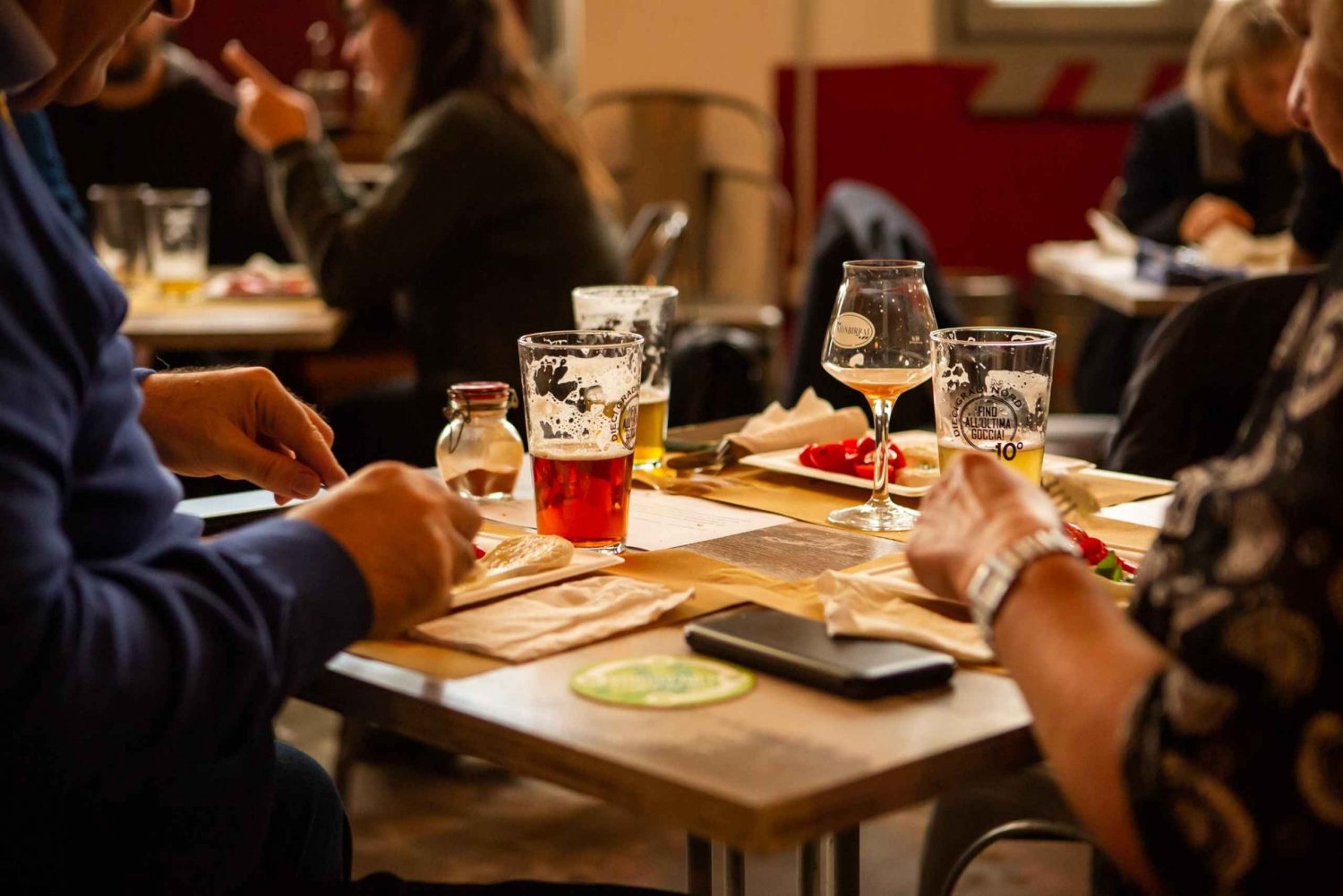 Italian traditional cheese and contemporary beers