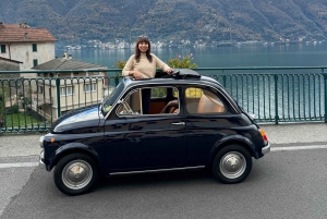 Comer See: Classic Fiat 500 Autovermietung 4h/8h/24h + Lieferung