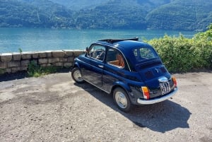 Comer See: Classic Fiat 500 Autovermietung 4h/8h/24h + Lieferung