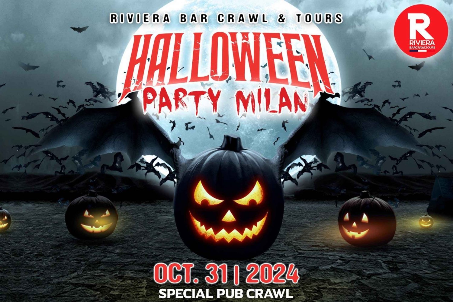 Legendary Halloween Pub Crawl Party in Milan!