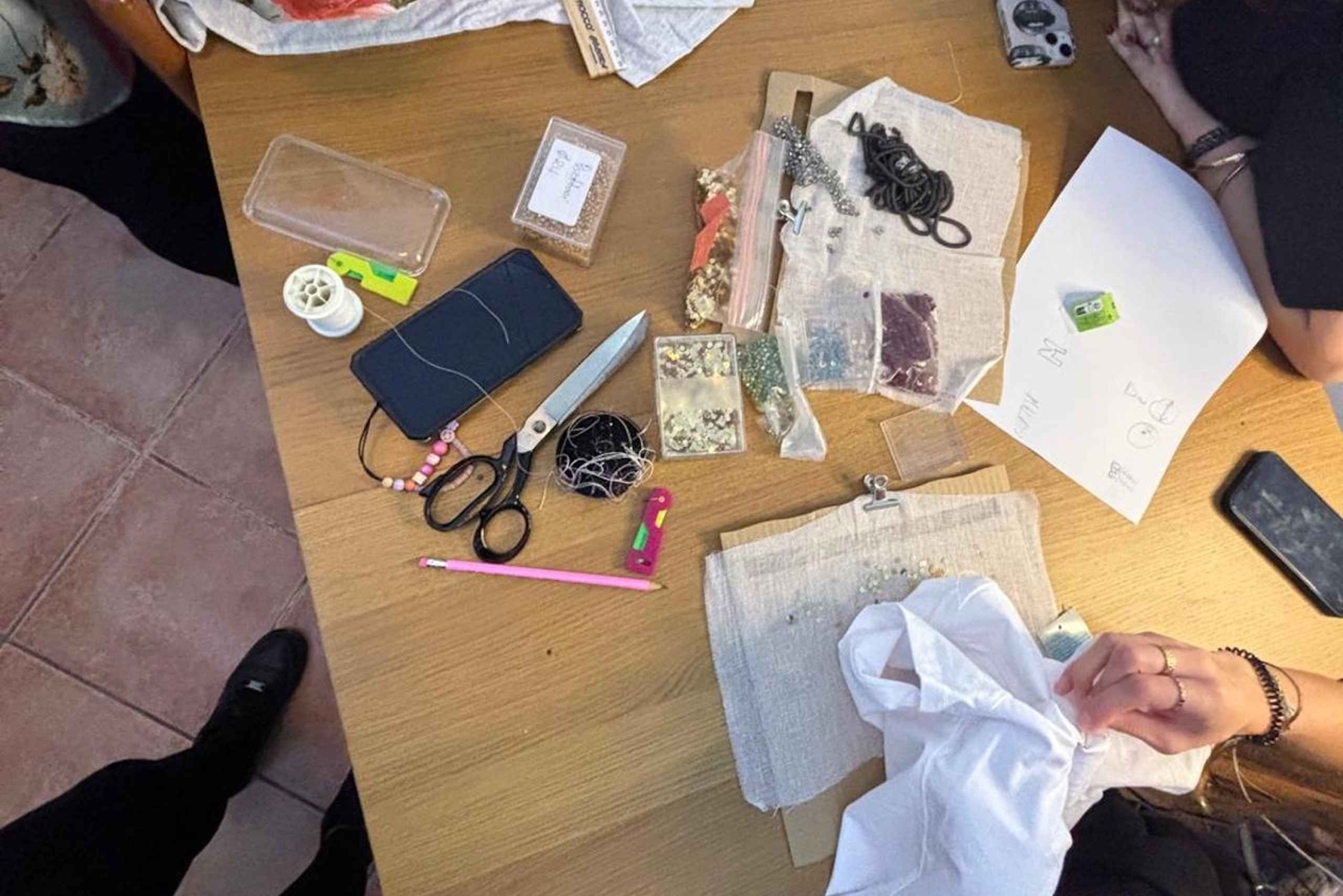 Mediolan: Doświadczenie haftu artystycznego - stwórz swoją koszulkę