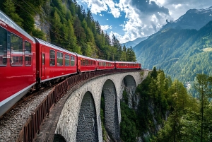 Milano: escursione in treno con il Bernina Express a St. Moritz