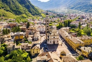 Milán: viaje en el tren rojo Bernina y tour de 1 día de St. Moritz