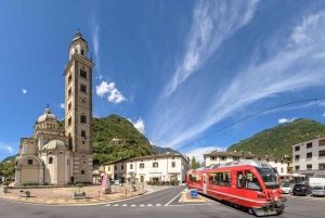 Milán: viaje en el tren rojo Bernina y tour de 1 día de St. Moritz