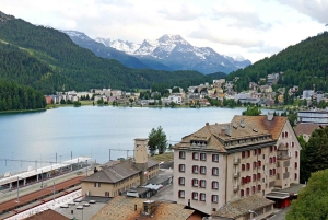 Milán: viaje en el tren rojo Bernina y tour de 1 día de St. Moritz