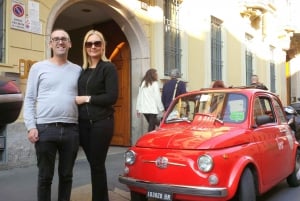 Milaan: BIG CentralCityTour per Vintage Fiat 500 (3 uur, 3 haltes)