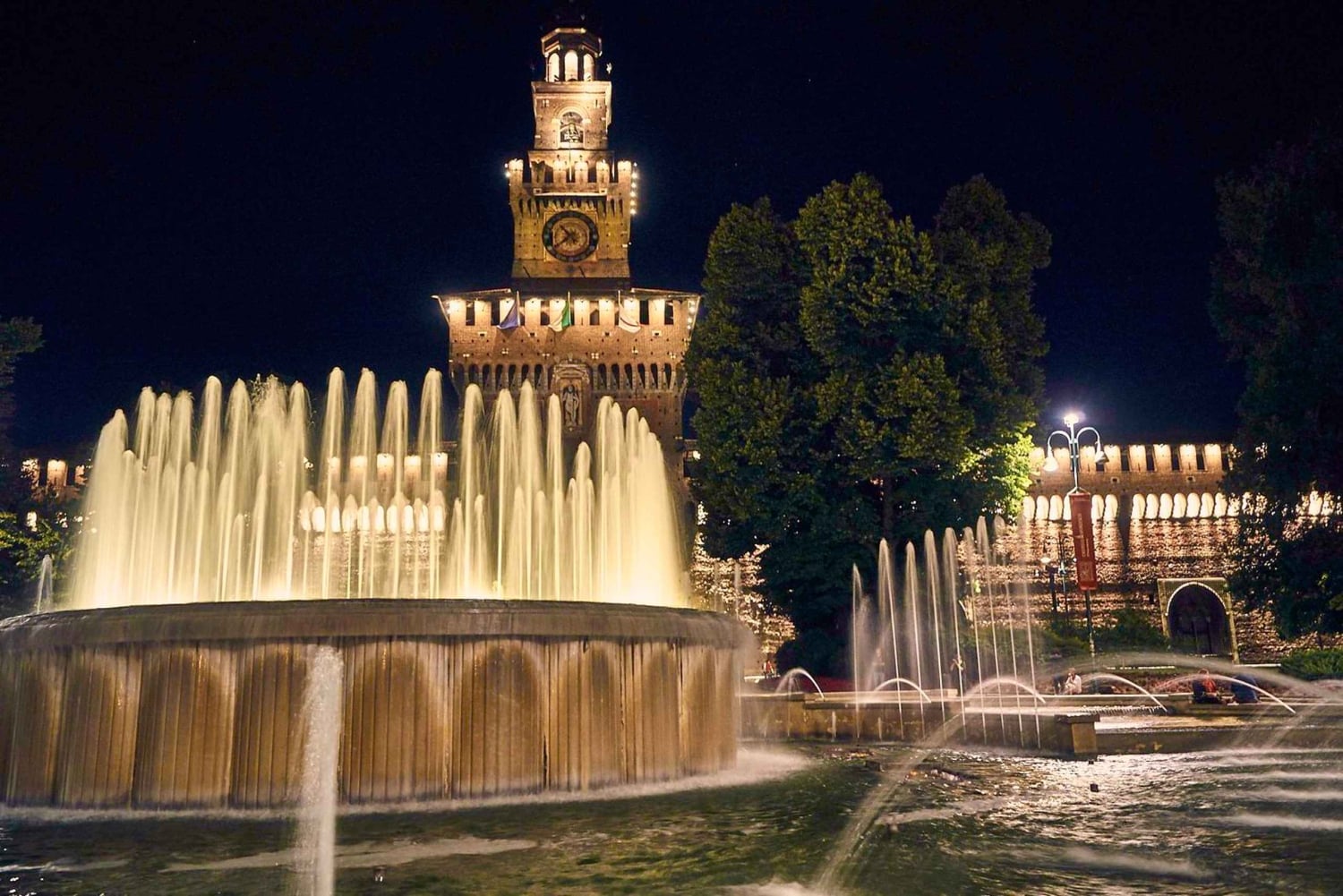Mailand bei Nacht 2-stündige Rundgang Tour