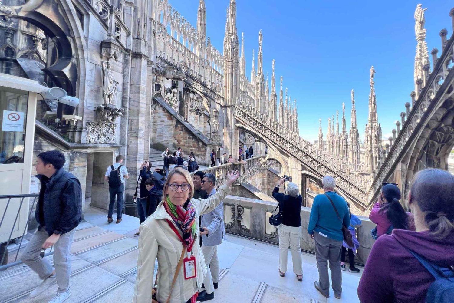 Milaan: Kathedraal en terrassen rondleiding met tickets