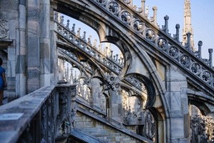 Milan: Duomo & Terraces Ticket by Elevator & In-App Tour