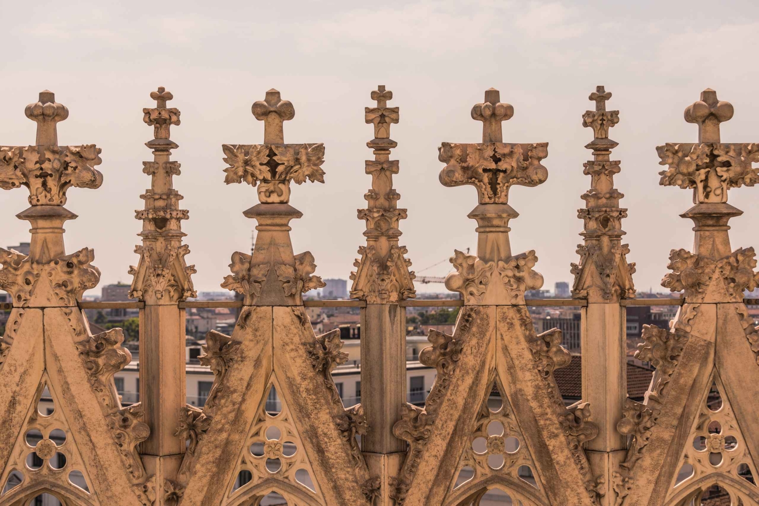 Milano: Rundvisning på domkirkens tag