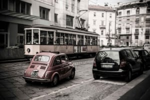 Milan: Central City Tour by Vintage Fiat 500 (2 hs, 2 stops)