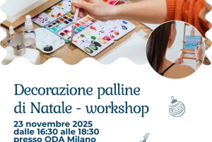 Milan - Christmas ball decoration - Painting workshop