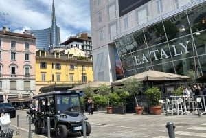 Milan: City Highlights Guided Tour by Golf Cart
