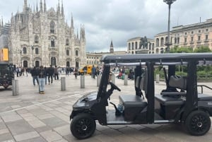 Milan: City Highlights Guided Tour by Golf Cart