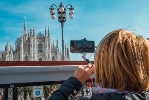 Milano: Duomo ja kattoterassi -kierros, valinnainen Open Bus -lippu