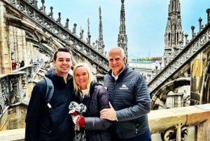 Milano: Duomo ja kattoterassi -kierros, valinnainen Open Bus -lippu