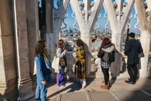 Milan: Duomo Rooftop and Cathedral Guided Tour with Tickets