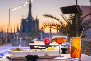 Милан: Пропускная линия Дуомо, итальянский аперитив с видом на Дуомо