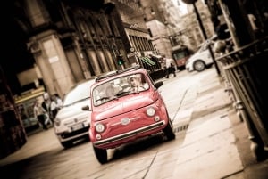 Milan: Grand Tour by Vintage Red Fiat 500 (4 Hs, 4 stops)