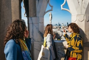 Milan: Highlights Walking Tour with Cathedral and Rooftops