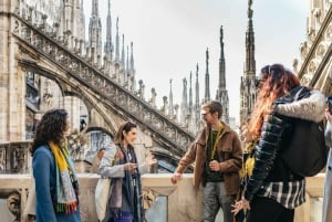 Milan: Highlights Walking Tour with Cathedral and Rooftops