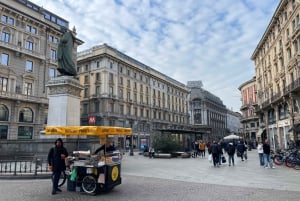 Milaan: Geschiedenis & Street Food Tour met wijnproeverij
