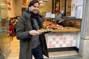 Milaan: Geschiedenis & Street Food Tour met wijnproeverij