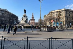 Milaan: Geschiedenis & Street Food Tour met wijnproeverij