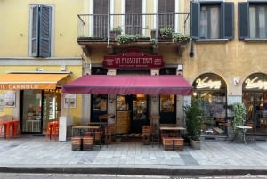 Milaan: Geschiedenis & Street Food Tour met wijnproeverij