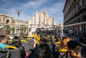 Milan: Hop-On Hop-Off Bus Ticket for 1 or 2 Days