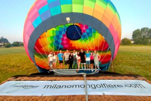 Milan: Hot Air Balloon Flight S.Colombano al Lambro weekend