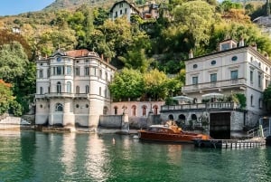 Milano: Comosjøen, Bellagio og Varenna med privat båttur