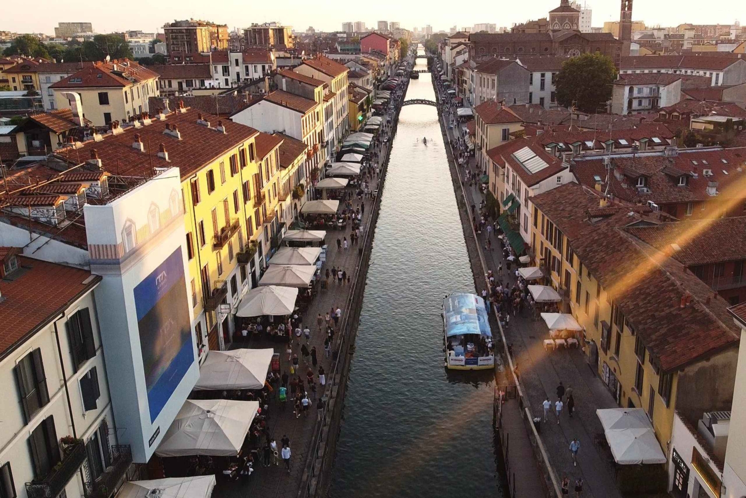 Mailand: Naviglio Grande Kanalrundfahrt mit Brunch