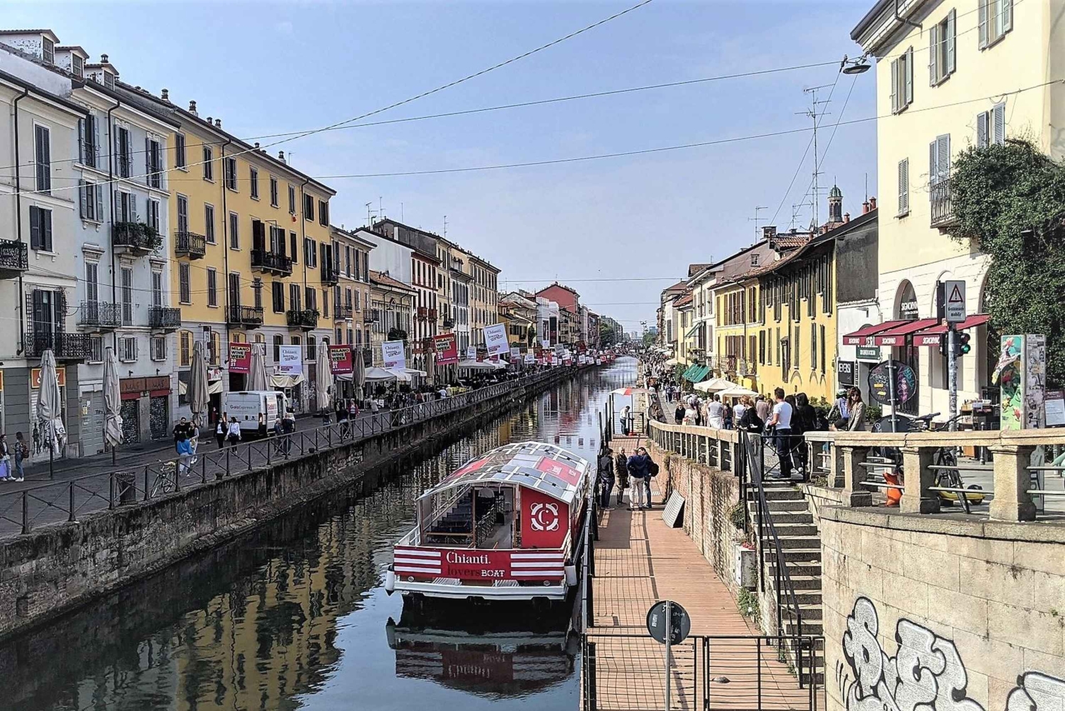 Mailand: Naviglio Grande Kanalrundfahrt mit Brunch