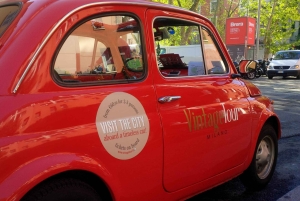 Mediolan: Nocna wycieczka zabytkowym Fiatem 500 (3 godz., 3 przystanki)