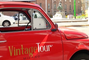 Mediolan: Nocna wycieczka zabytkowym Fiatem 500 (3 godz., 3 przystanki)