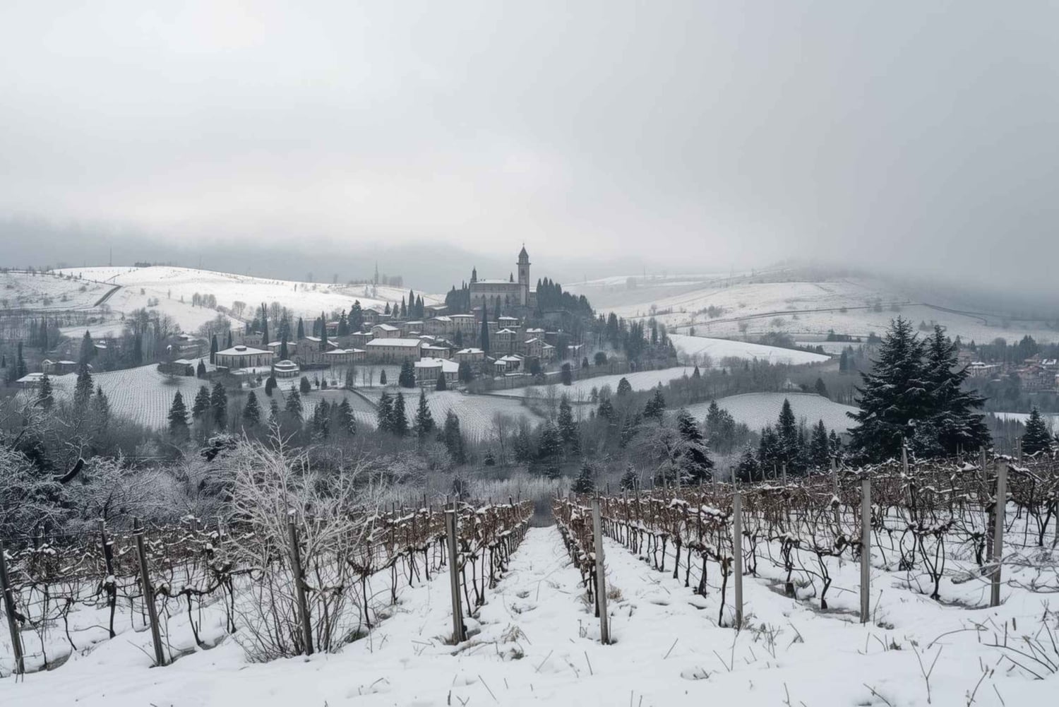 Milano, Oltrepò vintertid: Gör och tappa ditt eget vin