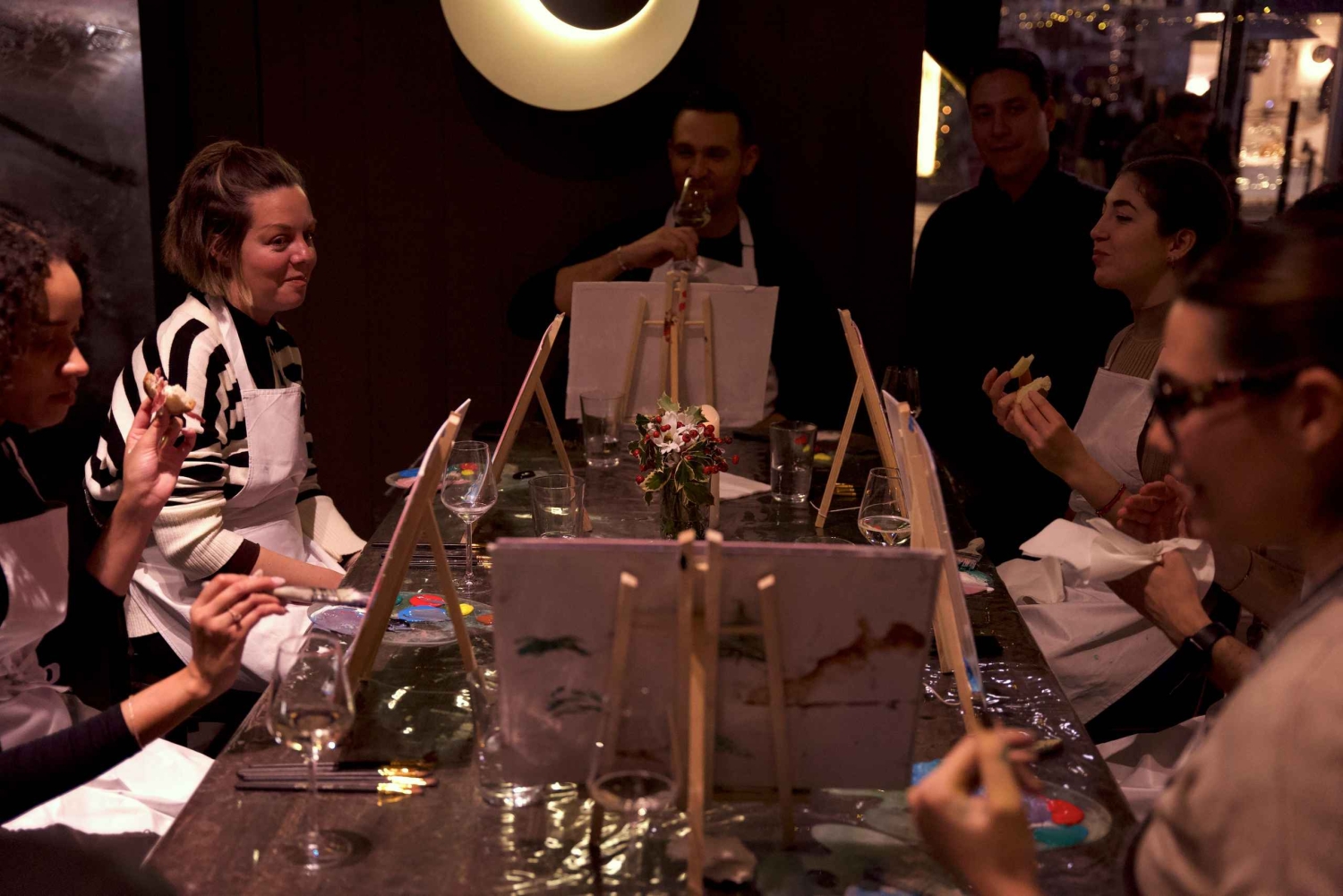 Milan: Paint 'n Sip Class