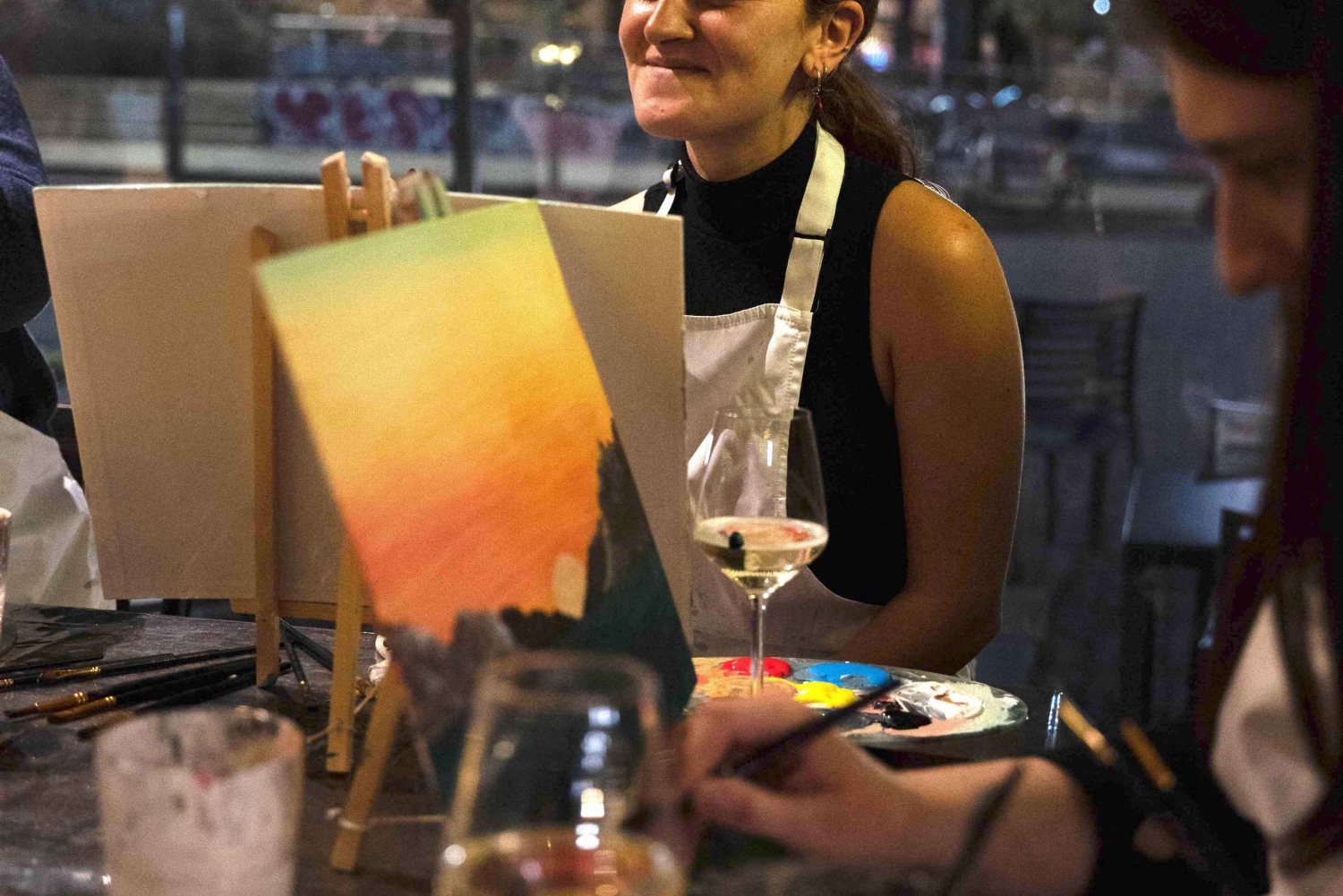 Milan: Paint 'n Sip Class