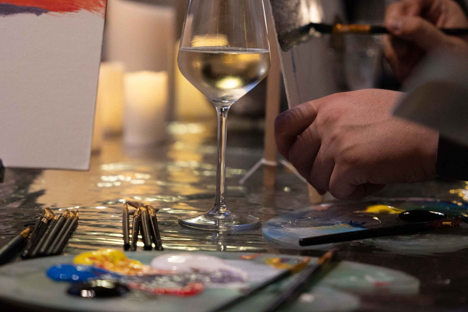 Milan: Paint 'n Sip Class