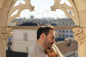 Milano: Fotografering vid Duomo